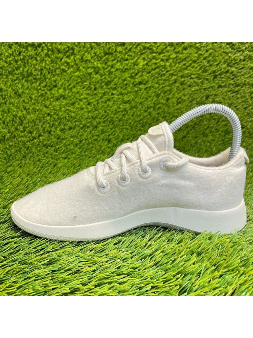 Allbirds Wool Runners Natural White Womens Size 6 Running Walking Shoes Sneakers - Picture 2 of 11